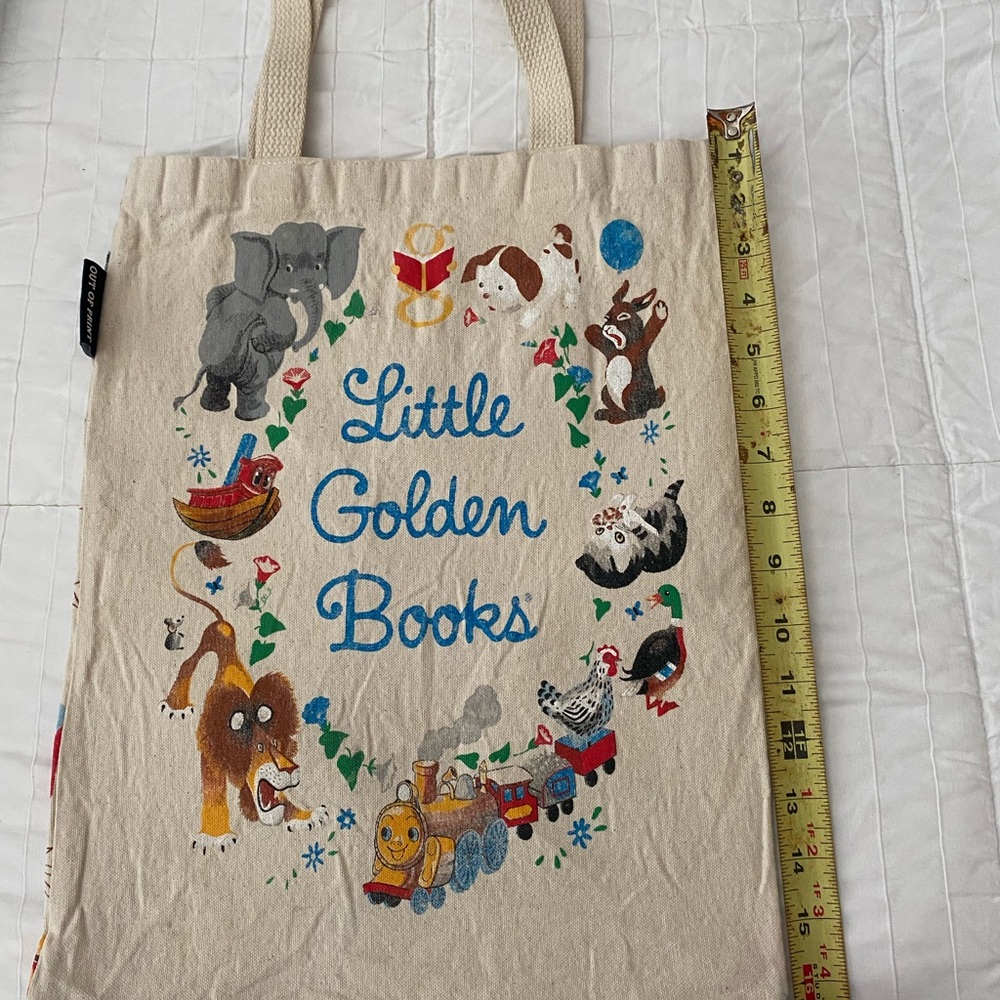 Vintage Reusable book tote .